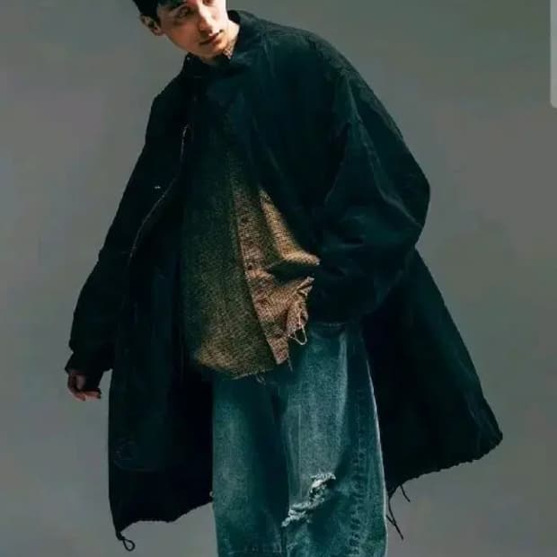 (M)프릭스스토어 M65 모드 코트 라이너 세트 롱카파블랙팝니다. 새제품