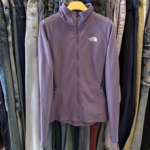 노스페이스 라벤더 그레이 미드레이어 