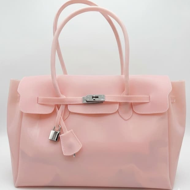 키키 젤리백 pink 버킨젤리 퍼킨백