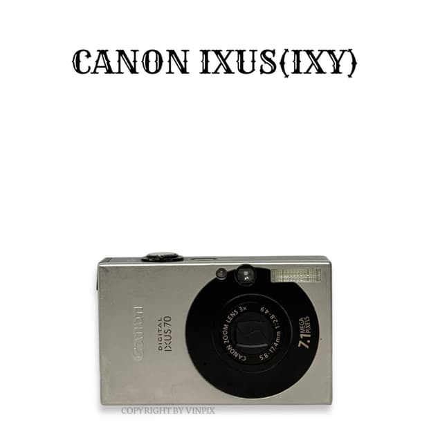 캐논 익서스 70(ixus 70, ixy10) 빈티지 디지털 카메라 디카