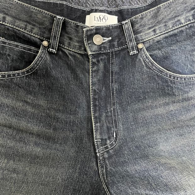 [46]엘무드맥스와이드데님 다크블루