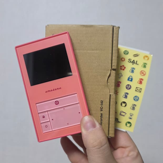 amadana sal vc-142/플라밍고컬러/화면에점있음/동영상이상없음