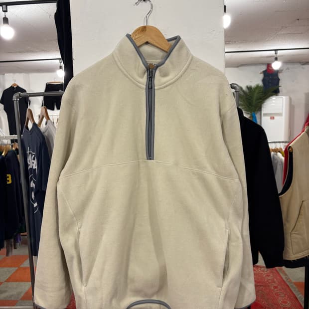 유니클로 반집업 후리스