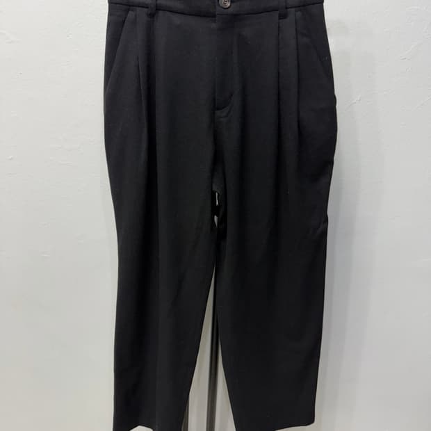 정품) 타임옴므 24ss 캐시미어 와이드 슬랙스 팬츠 78(30)