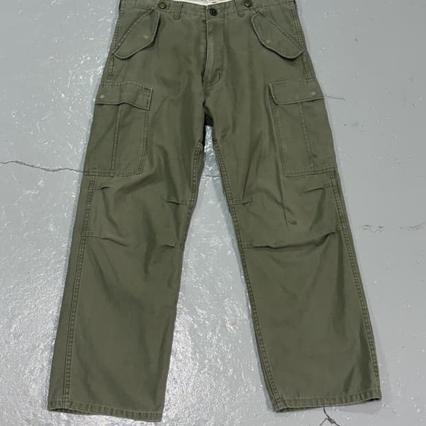 US am Army 밀리터리 m-1 카고 팬츠바지