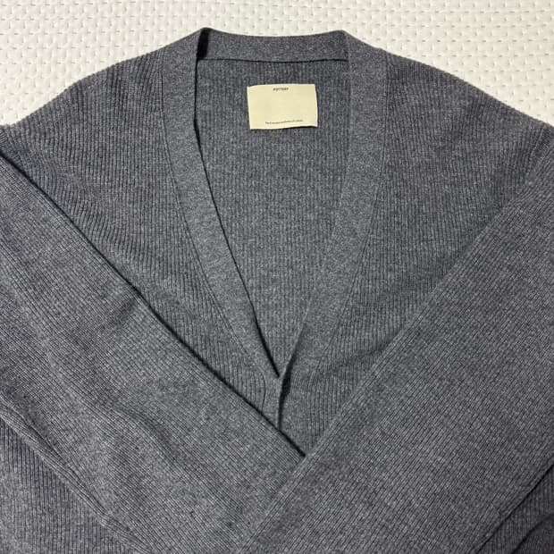 [2] 포터리 컴포트 가디건 차콜