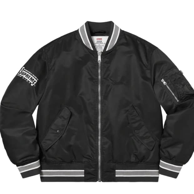 슈프림 세컨드 투 넌 MA-1