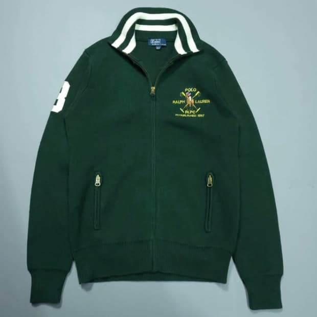 폴로 니트집업 S