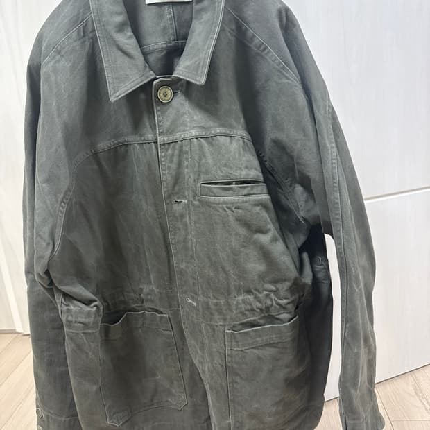 faded chore jacket (khaki)