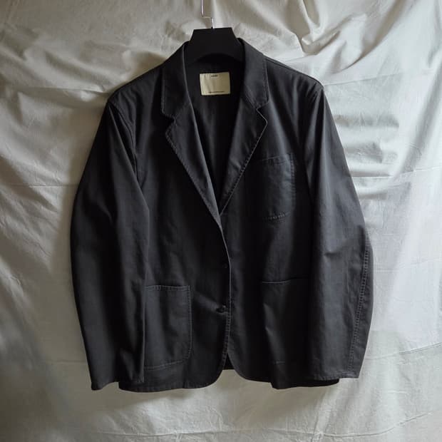 포터리 워시드 스포츠 자켓 차콜 4(105~110)