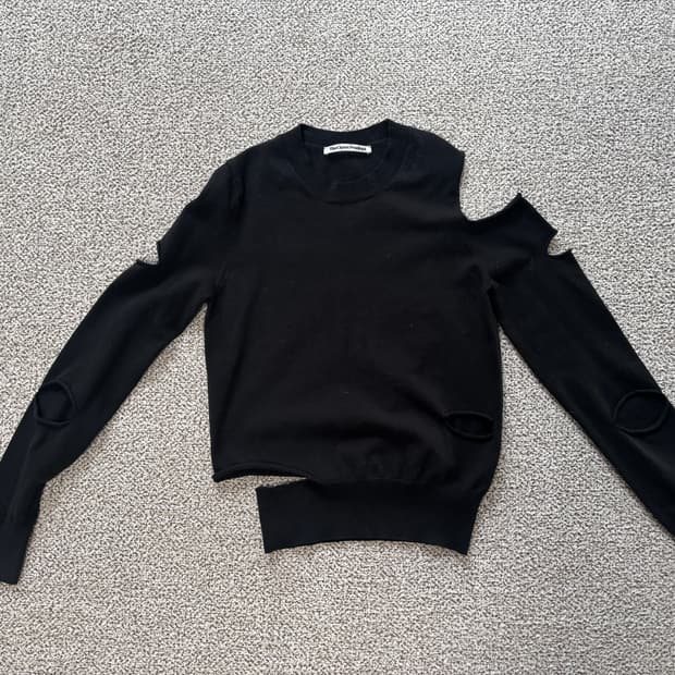 더오픈프로덕트 니트 검정