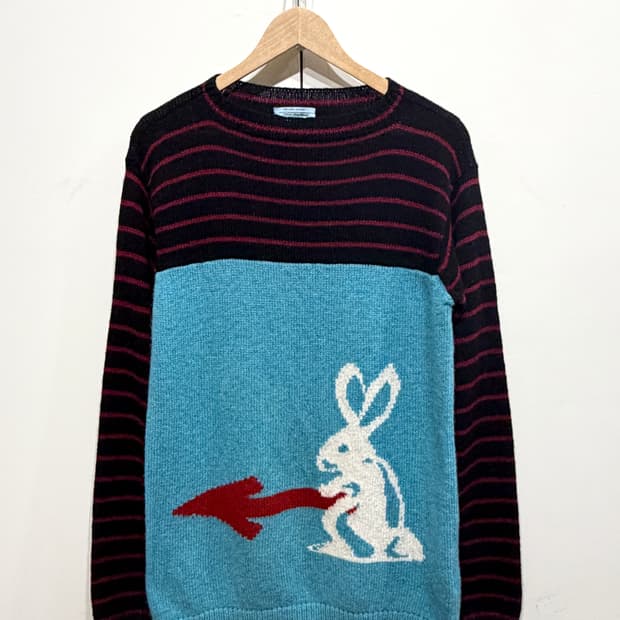 16SS 프라다 울 인타르시아 니트 스웨터