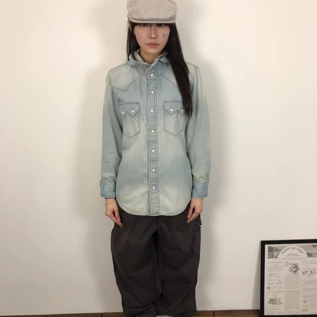 STOOGE & CO Denim Western Shirt