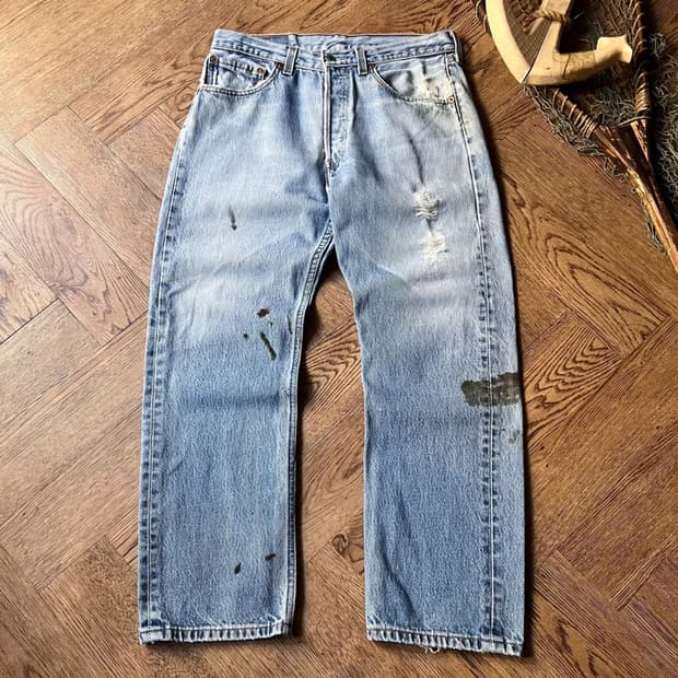 [30]90's 리바이스 501XX 빈티지 워싱 데님 팬츠