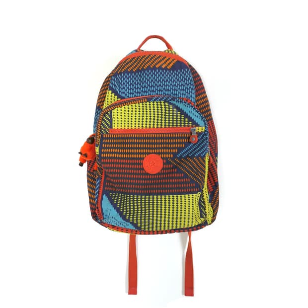 Kipling multicolor graphic pattern backp