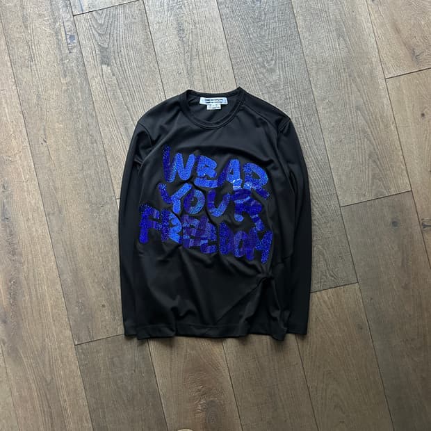 Glitter Message Long Sleeve