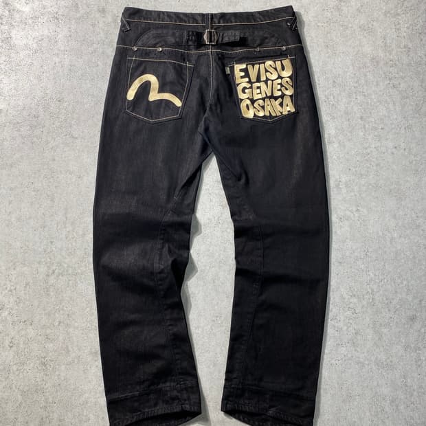 [34] EVISU 에비수 엔지니어드핏 데님팬츠
