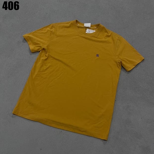 MLB 머스타드 반팔티셔츠