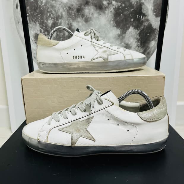 정품 42) 골든구스 스파클 실버 스니커즈 270~275