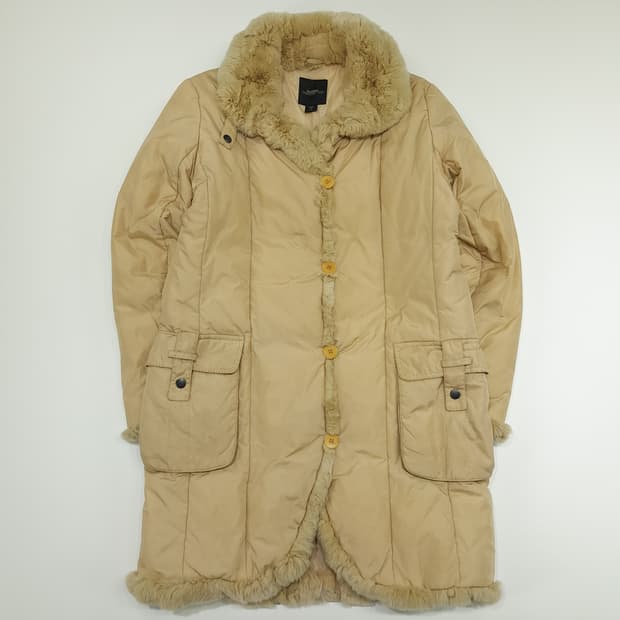 CN830W L 막스마라 렉스퍼 트리밍 다운 패딩 코트