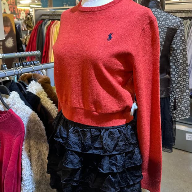 POLO 폴로 브릭오렌지 라운드니트