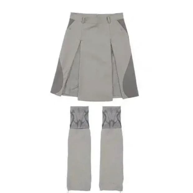 오호스 미디스커트 레그워머