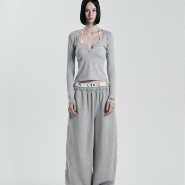 오도어 몰리 조거 그레이 (기모)