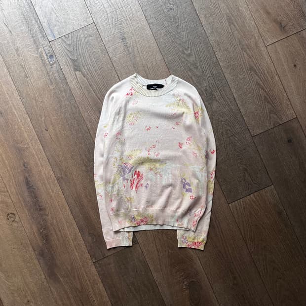 Flower Printing Knit