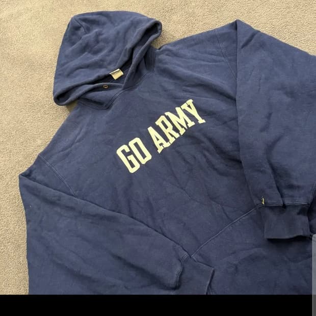 [정품/XL] 버즈릭슨 빔즈 go army beat navy 후드티 c1