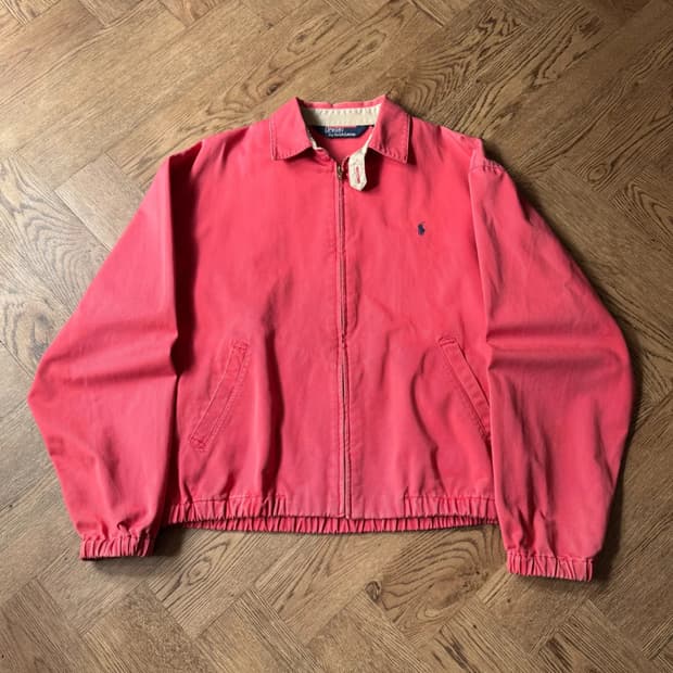 [M]폴로 랄프로렌 클래식 파스텔 레드 베이포트 자켓