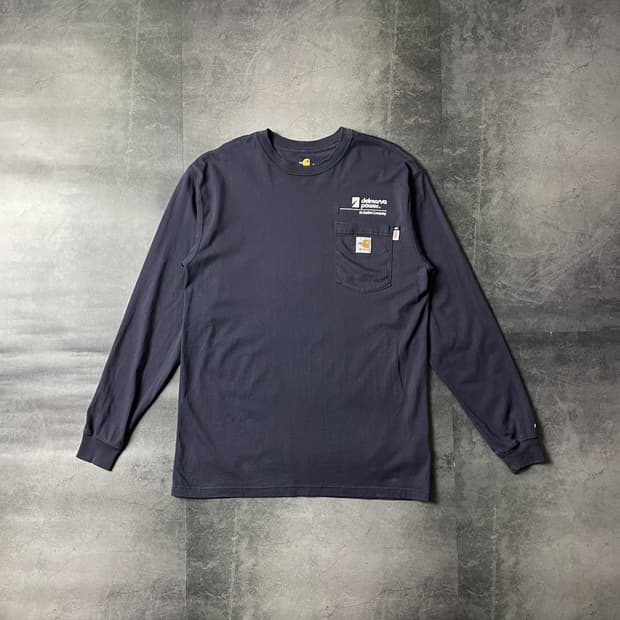 CARHARTT  칼하트 빈티지 퍼플 롱 슬리브 긴팔 A00409