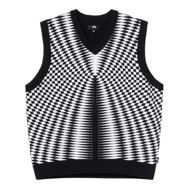 스투시 사이키델릭 니트 베스트