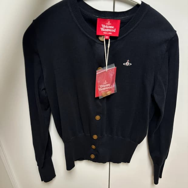 비비안웨스트 우드 가디건