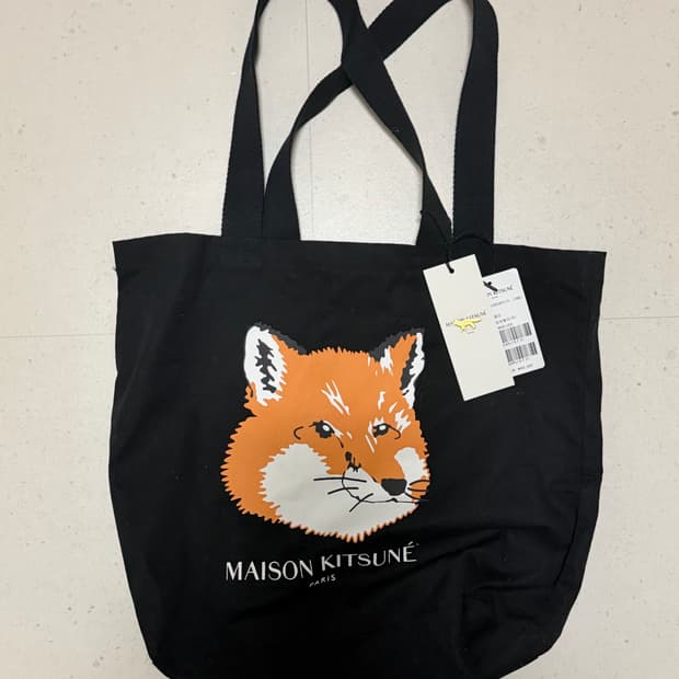 메종키츠네 폭스 헤드 토트백