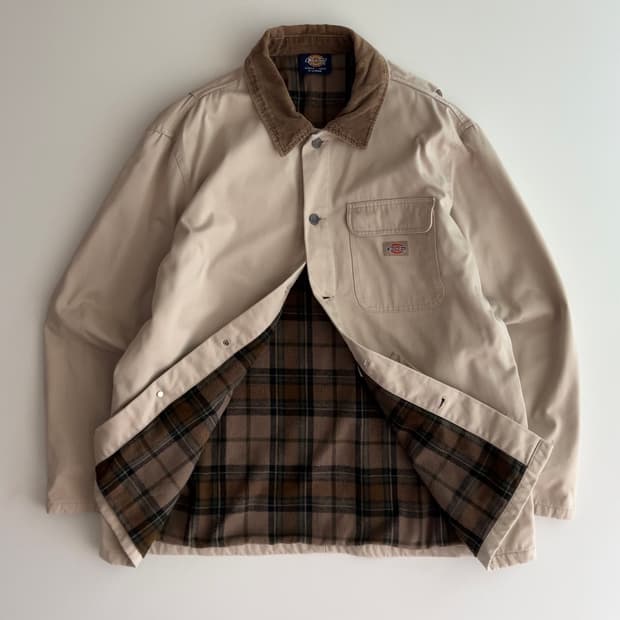 디키즈 코듀로이 카라 워크 자켓 XL