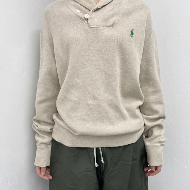 폴로 포니 버튼 카라 탑