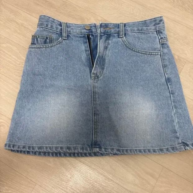 데님 미니스커트 청치마