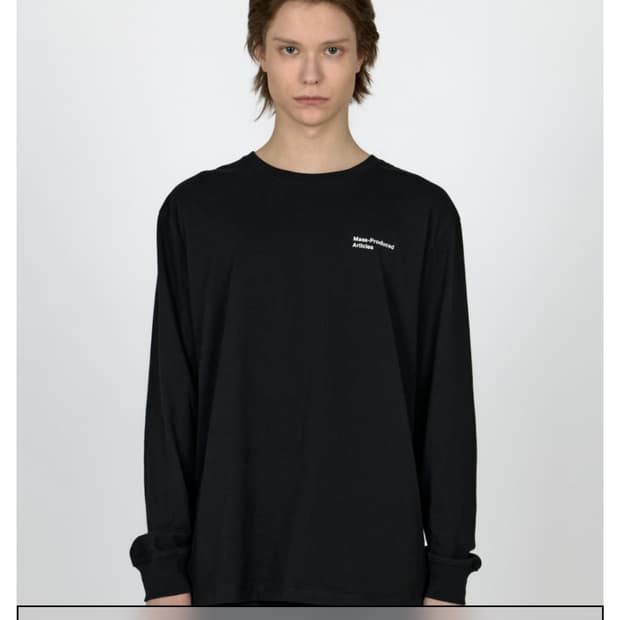 플라스틱프로덕트 MPa LONG SLEEVE (BLACK)