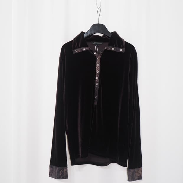 vintage velvet pullover 