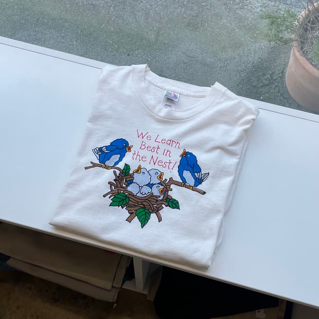 90‘s USA “Birds” T-shirt L