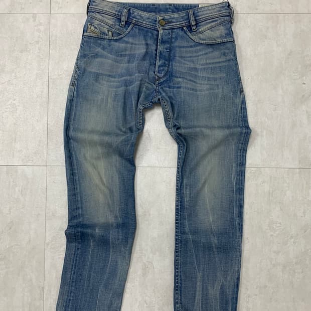 디젤 라이트 워싱 데님 팬츠#750