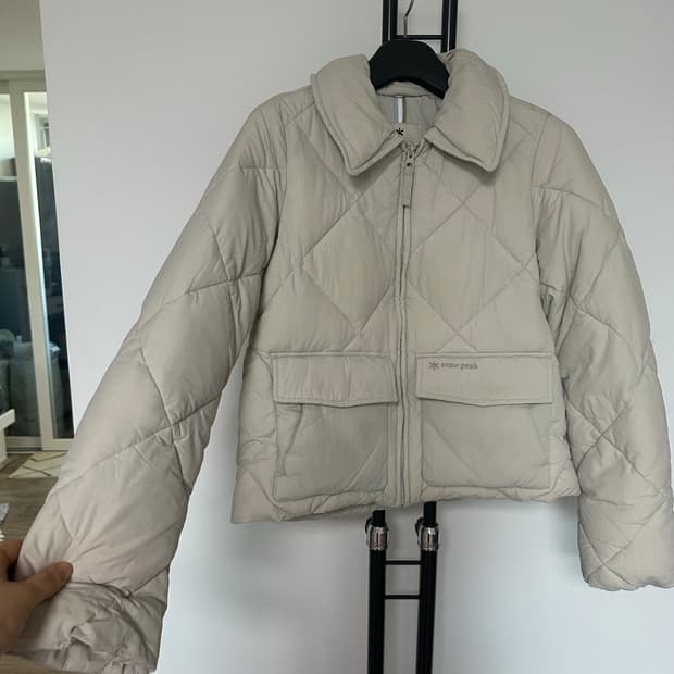 스노우피크   여성  퀼팅  숏패딩 -32사이즈