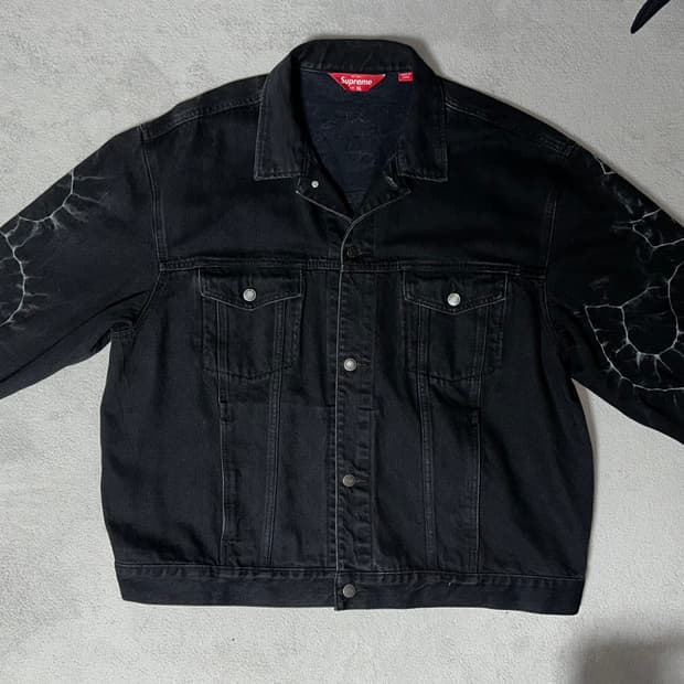 슈프림 시보리 데님 트러커 자켓