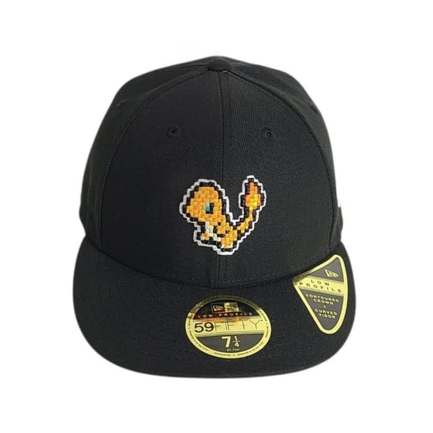 NEWERA) 뉴에라 x 포켓몬 픽셀 파이리 블랙 캡