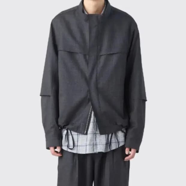 해칭룸 모즈자켓 그레이