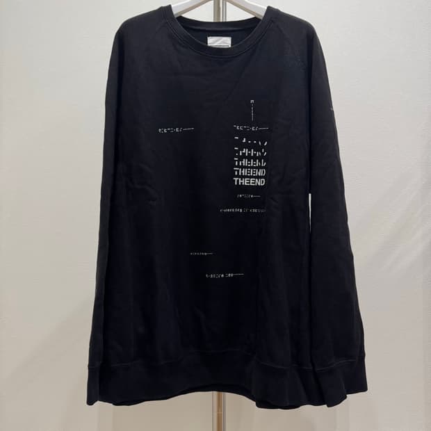 솔로이스트 21aw 오버사이즈 모스코드 크루넥