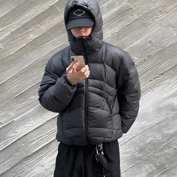 인템포무드 덕다운 패딩