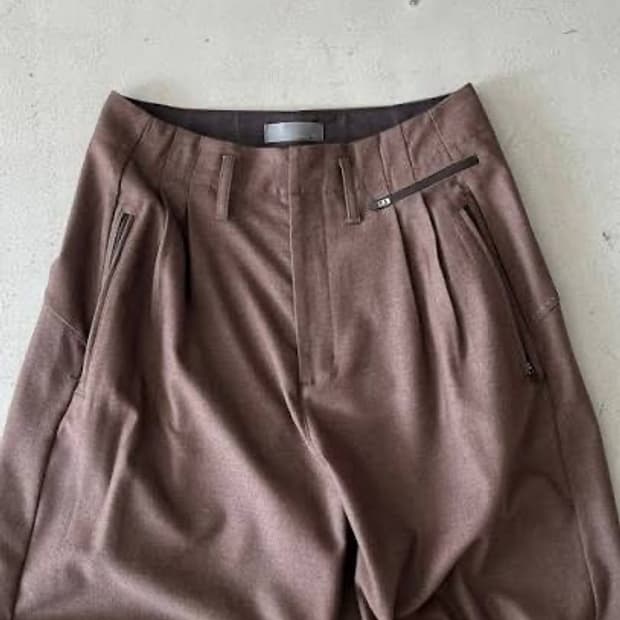 SANSANGEAR WIDE PANTS BROWN SIZE1