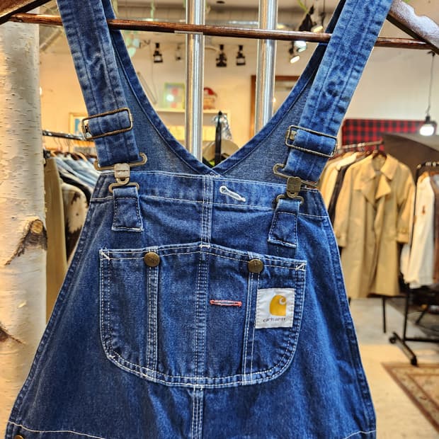 남,여 31사이즈 미만) carhartt 칼하트 오버롤 데님 팬츠