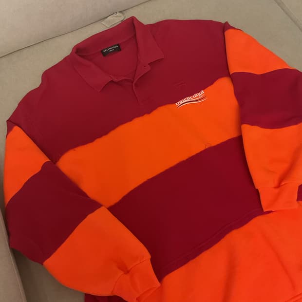 Balenciaga Oversized cutting 폴로티 (백화점택)